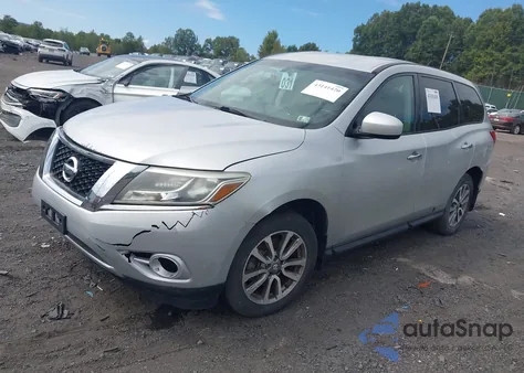 2013 Nissan Pathfinder S из США, поврежденный, VIN 5N1AR2MM8DC616063
